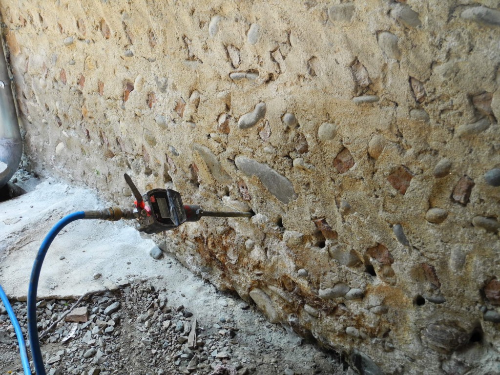 Traitement de remontées capillaires dans l'Ardèche